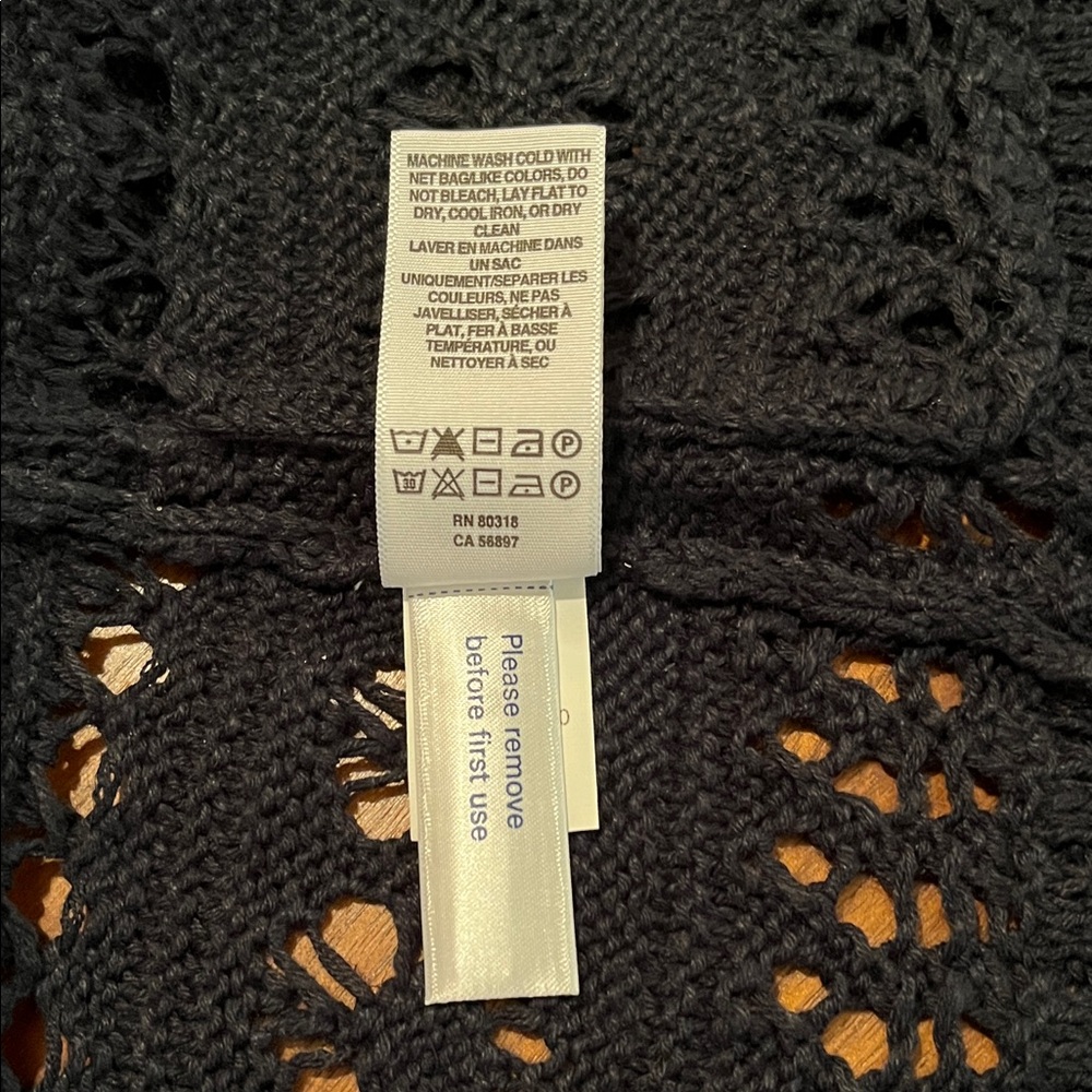 NWT Lucky Brand Crochet Cardigan XS - Picture 12 of 15